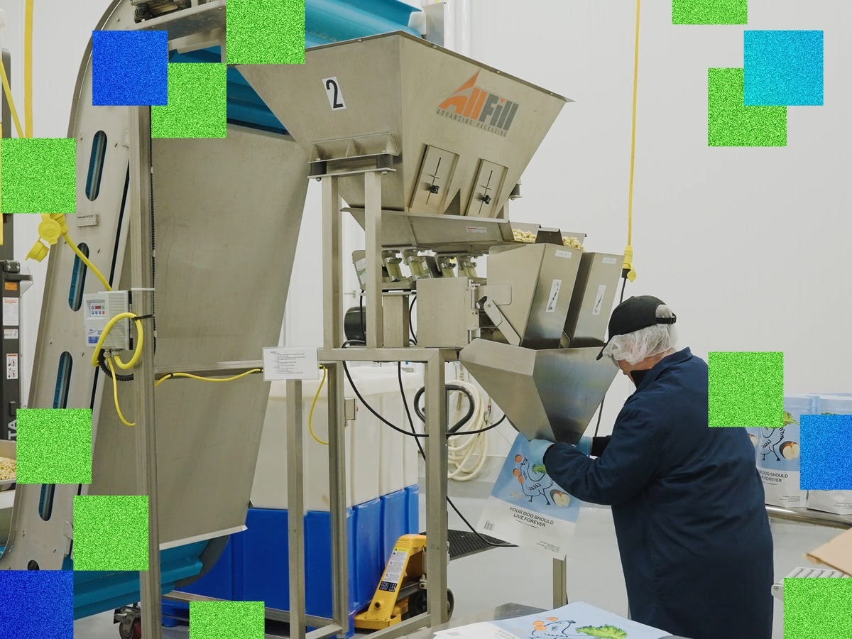 In factories, AI-powered robotics and algorithms are speeding up manufacturing for shampoo, dog food, and more