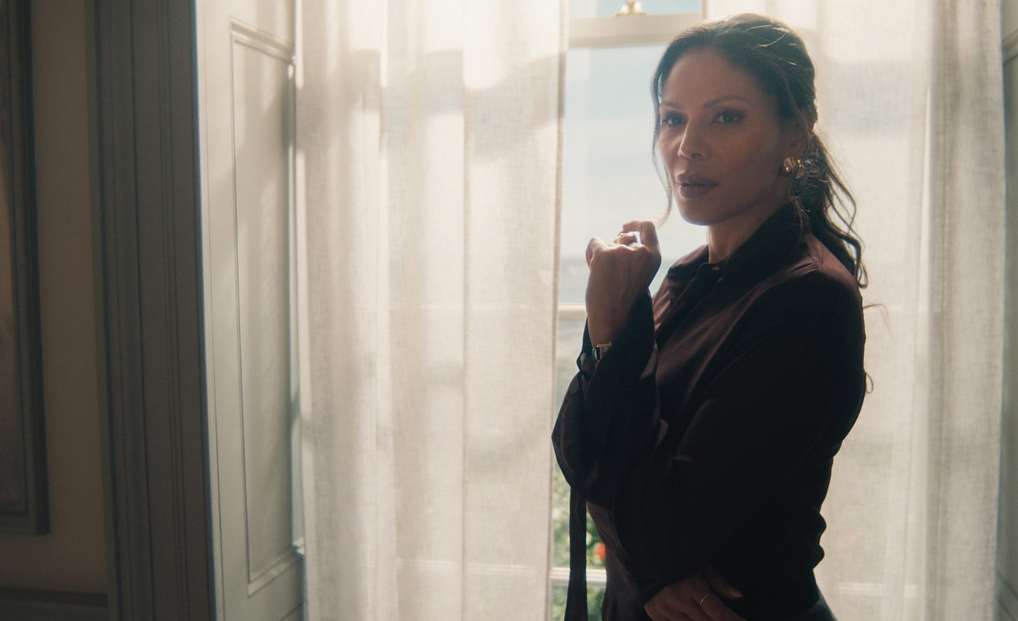 Amanda Vonn in The Rainmaker Season 2 Episode 1 "Dear Uncle Rudy" in her office in front of the window in the final scene after Victor's case lands on her desk Amanda Vonn in The Rainmaker Season 2 Episode 1 "Dear Uncle Rudy" in her office in front of the window in the final scene after Victor's case lands on her desk