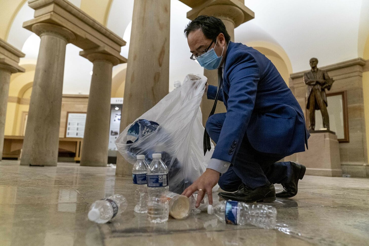 What else could I do?' NJ Rep. Kim helps clean up Capitol | AP News
