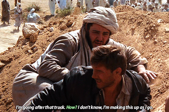 a movie obsessive — Indiana Jones + humour