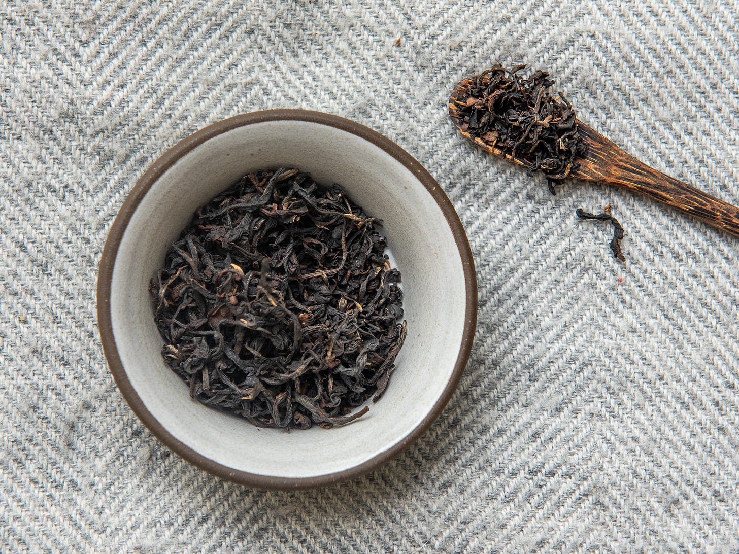 ID: Mirem Valley black tea dry leaves ID: Mirem Valley black tea dry leaves