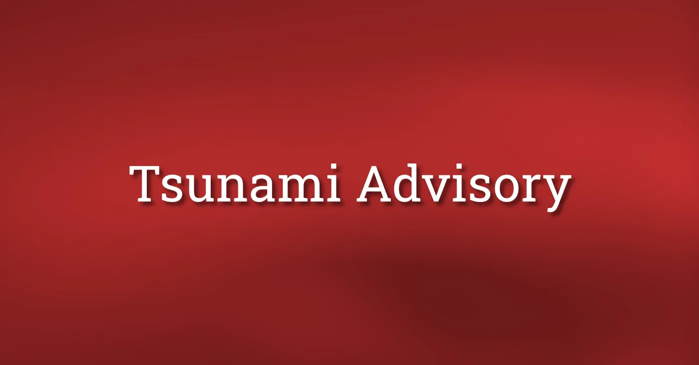 Update: Tsunami Advisory issued for parts of Solano County