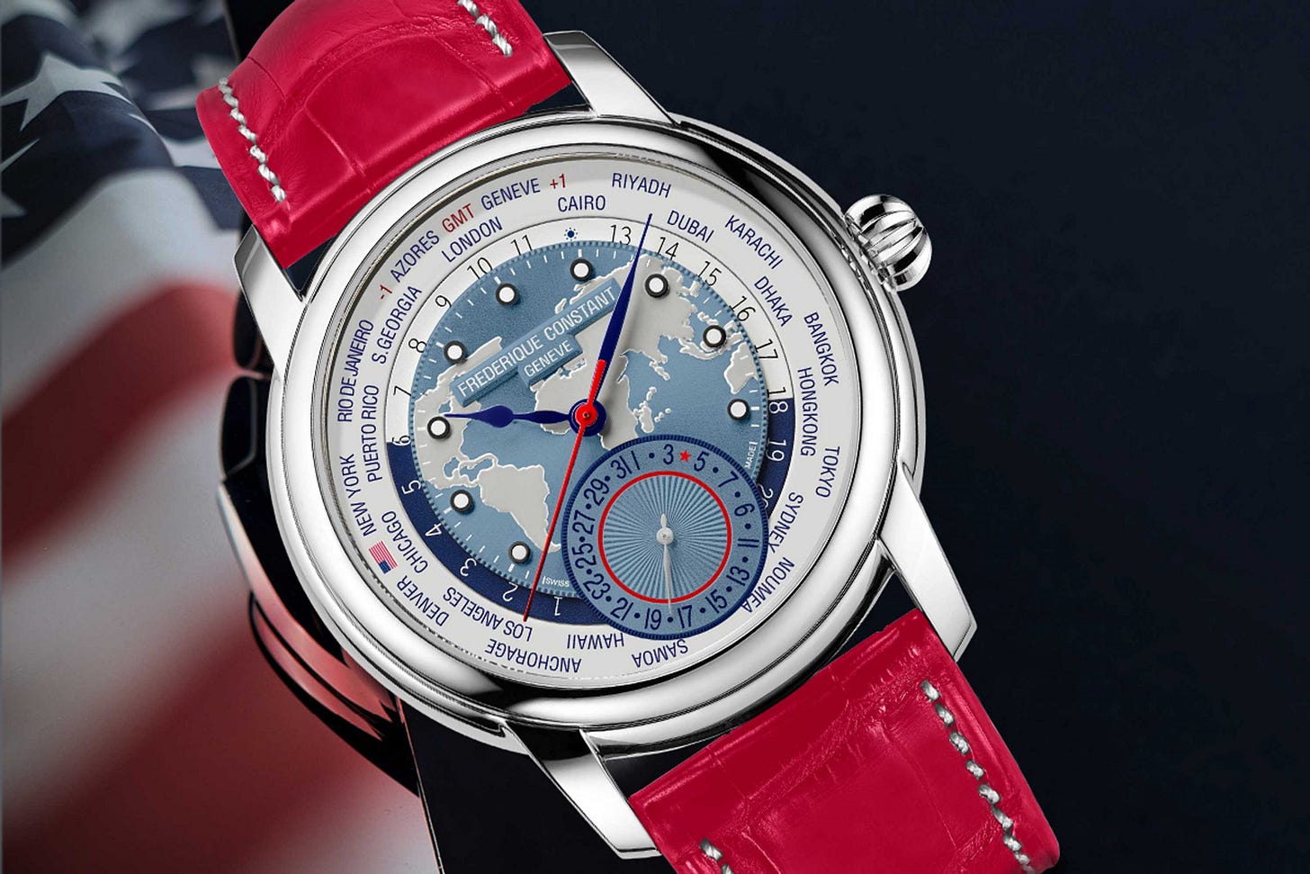Introducing the Frederique Constant Classics Worldtimer Manufacture 'Summer  of 76' US Exclusive - Revolution Watch