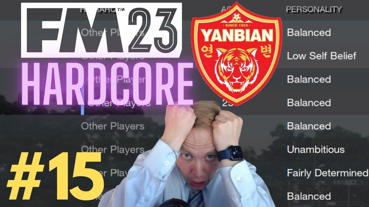 Football Manager 2023 Yanbian Hardcore Football Manager 2023 Yanbian Hardcore
