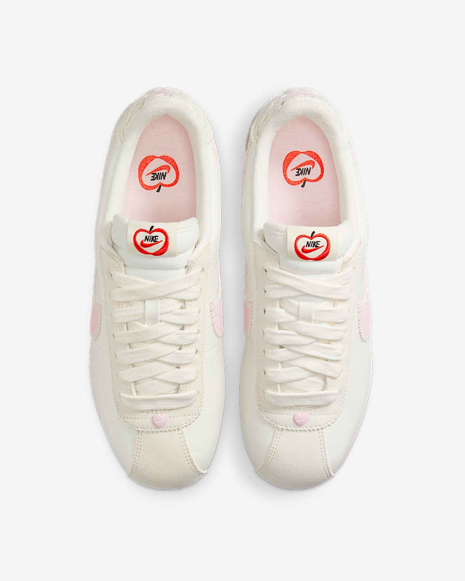 Nike Cortez Zapatillas - Mujer - Sail/Sail/College Grey/Pink Foam