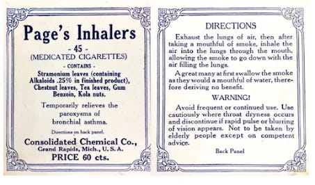 page's inhalers