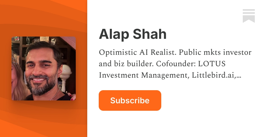 Alap Shah | Substack