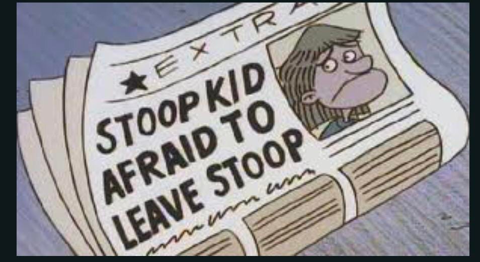 Stoop kid afraid to leave his stoop : r/nostalgia