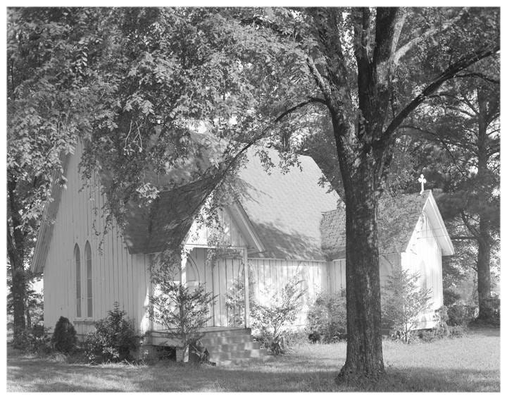 Grace Episcopal Church in 1962 (photo courtesy of Alabama Department of Archives &amp; History)