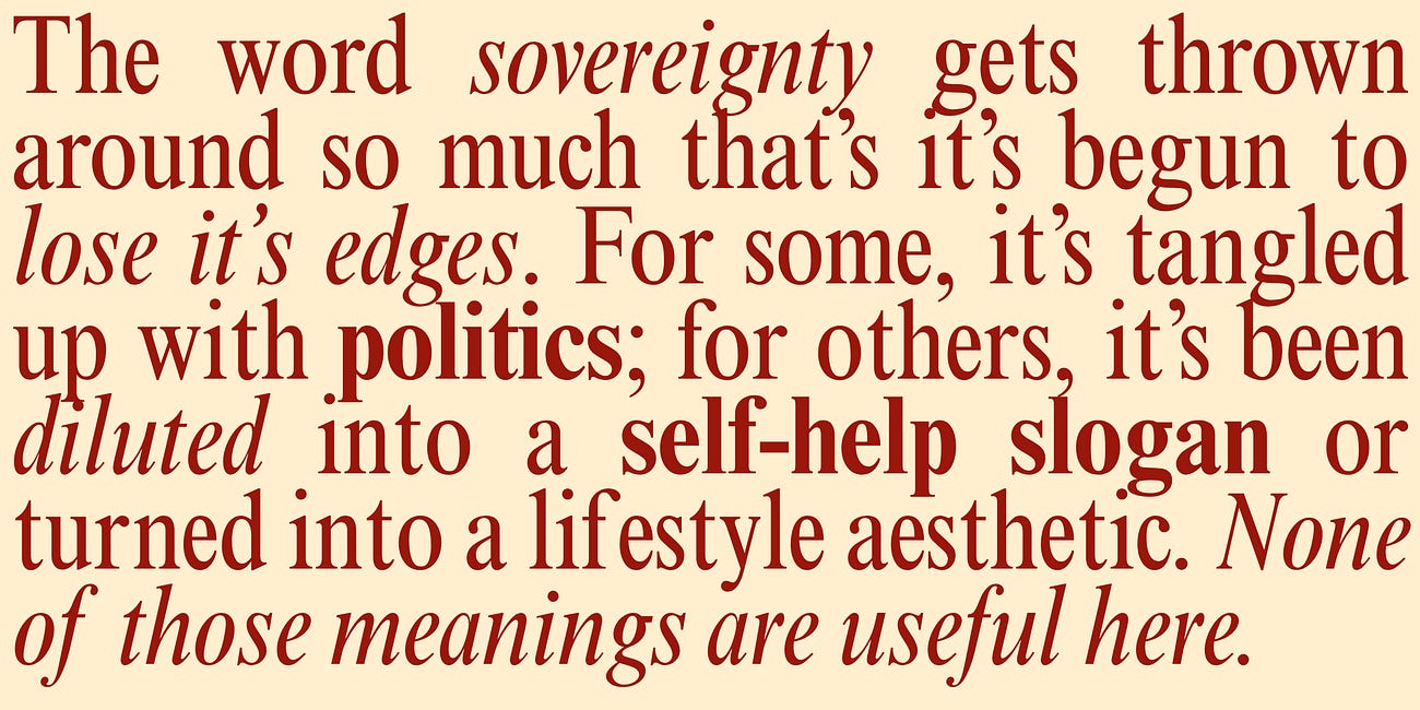 THE GUIDE TO: self-sovereignty