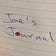 Joe's Journal