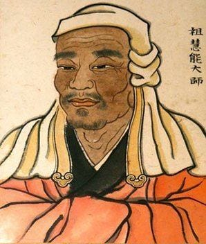 The Sixth Patriarch, Hui-neng, in Chan Buddhism
