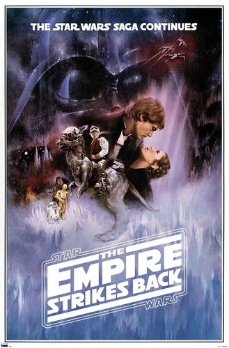 STAR WARS EMPIRE STRIKES BACK MOVIE POSTER 24 X 36 INCH - Picture 1 of 2