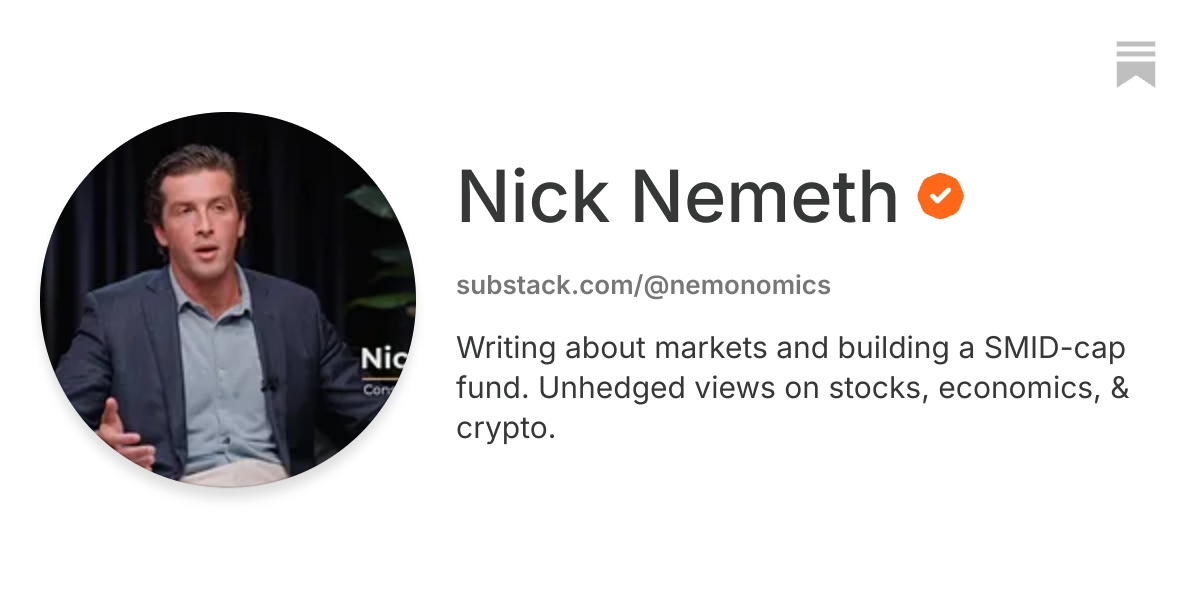 Nick Nemeth | Substack