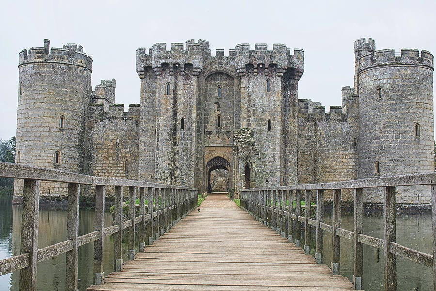 The Castle Walls Photograph by Martin Newman