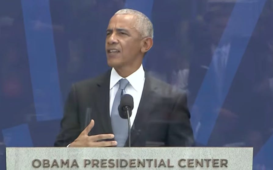 Obama Disgraces Trump While Opening His Presidential Center