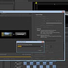 Putting the footage together.
