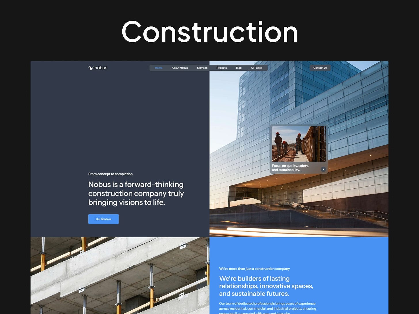 Nobus — Construction & Building Template