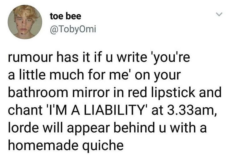 This may contain: a tweet with an image of a man's face on it