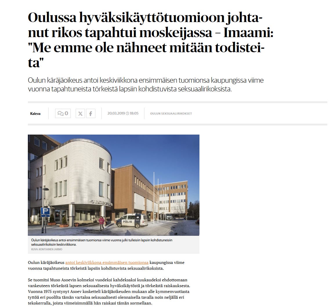 Oulun ISIS-moskeijaksi kutsutun rukoushuoneen imaami Abdul Mannan puolusteli tuolloin toimintaa, kiisti kaiken ja väitti, ettei ollut nähnyt asiasta minkäänlaisia todisteita. Oulun ISIS-moskeijaksi kutsutun rukoushuoneen imaami Abdul Mannan puolusteli tuolloin toimintaa, kiisti kaiken ja väitti, ettei ollut nähnyt asiasta minkäänlaisia todisteita.