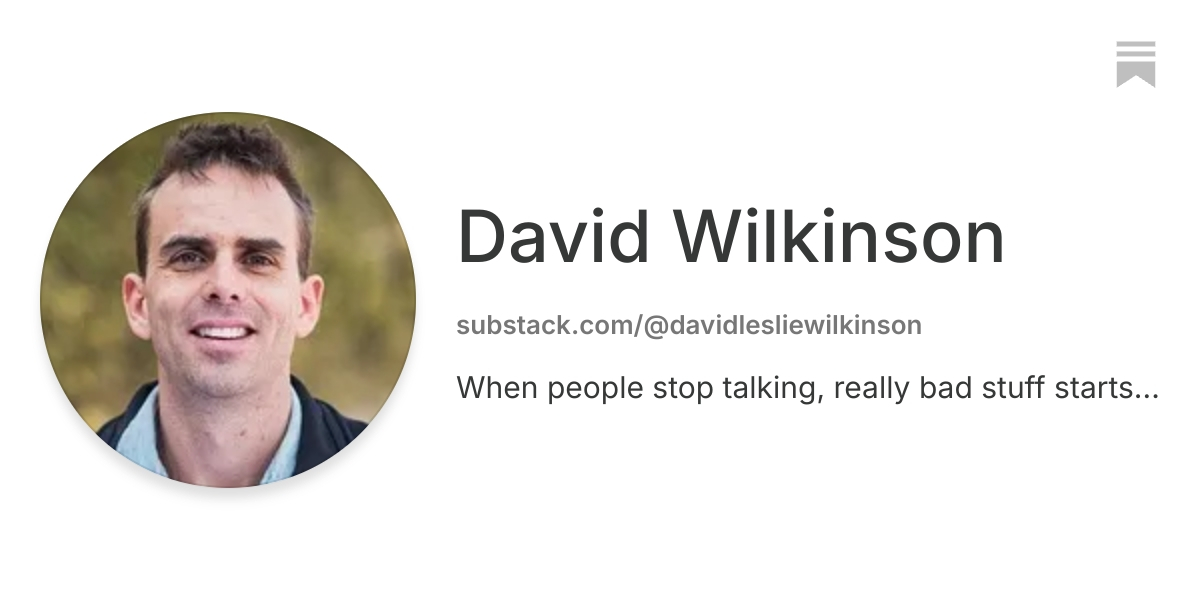 David Wilkinson | Substack
