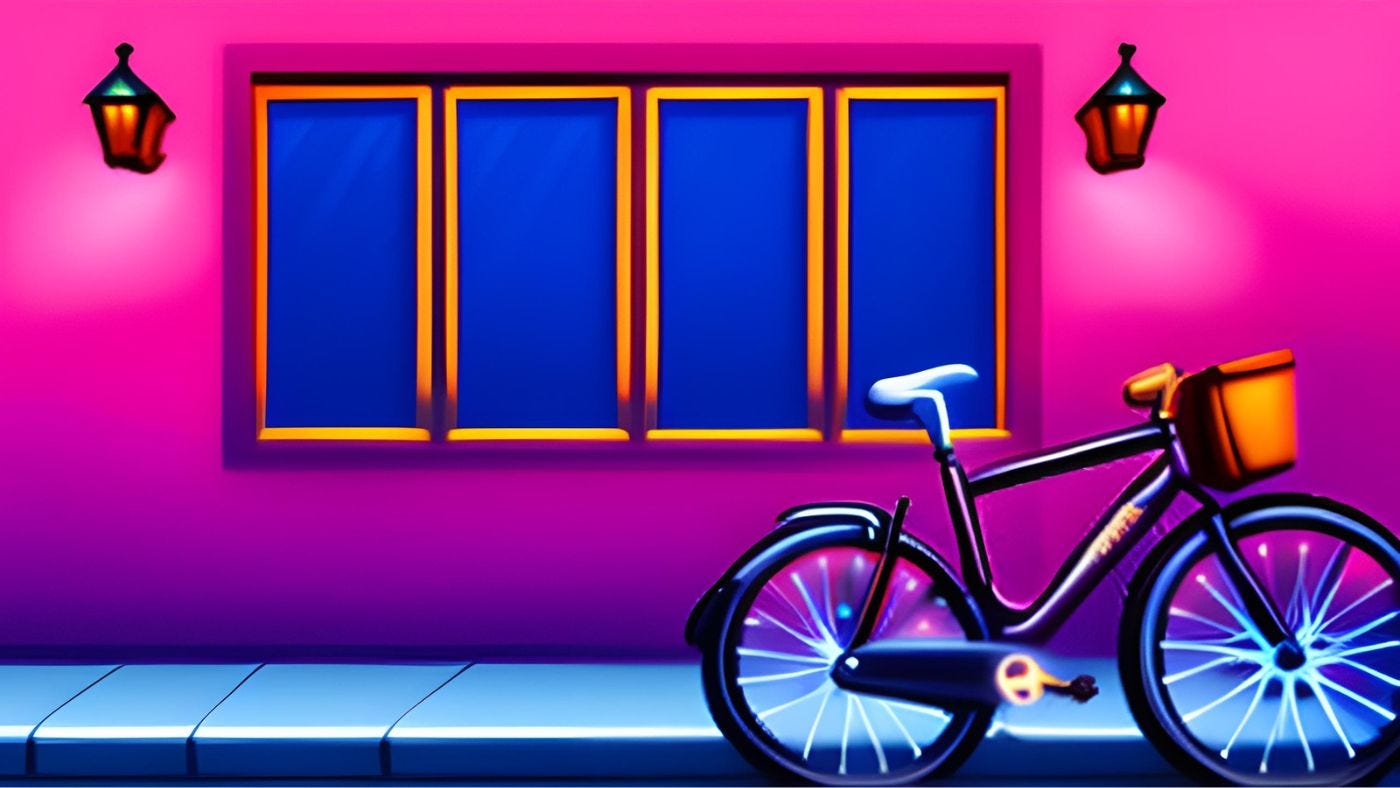 Bicycle on the street