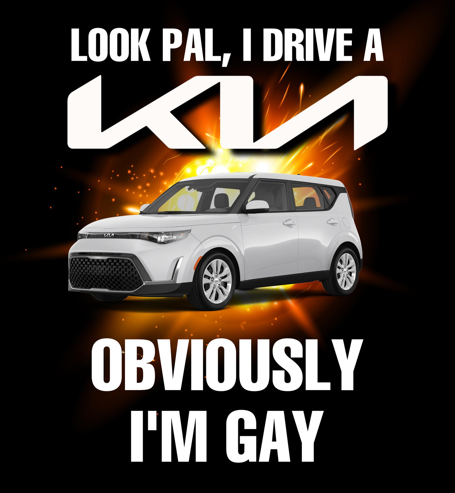 SOME ASSHOLE CALLED ME GAY BC I DRIVE A KIA SOUL 💯🤬 GOOD ONE CAPTAIN  OBIVOUS : u/TheBlackBradPitt