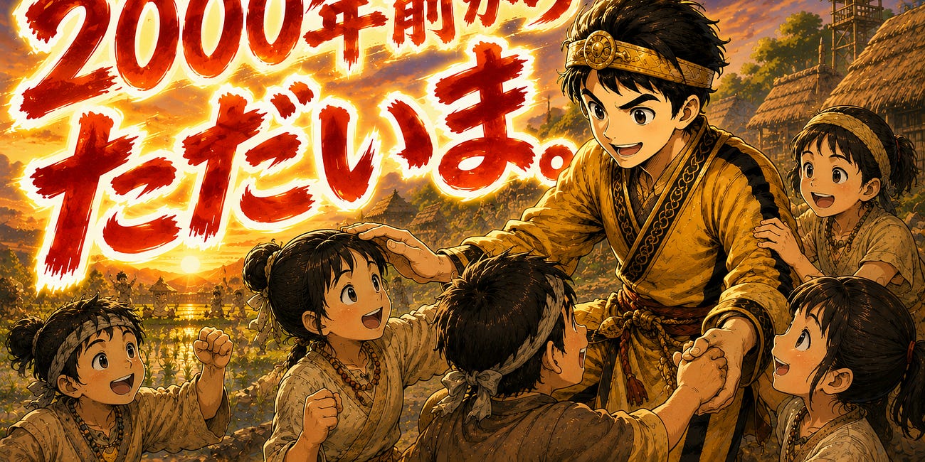 ２０００年前からただいま。そしておかえり。