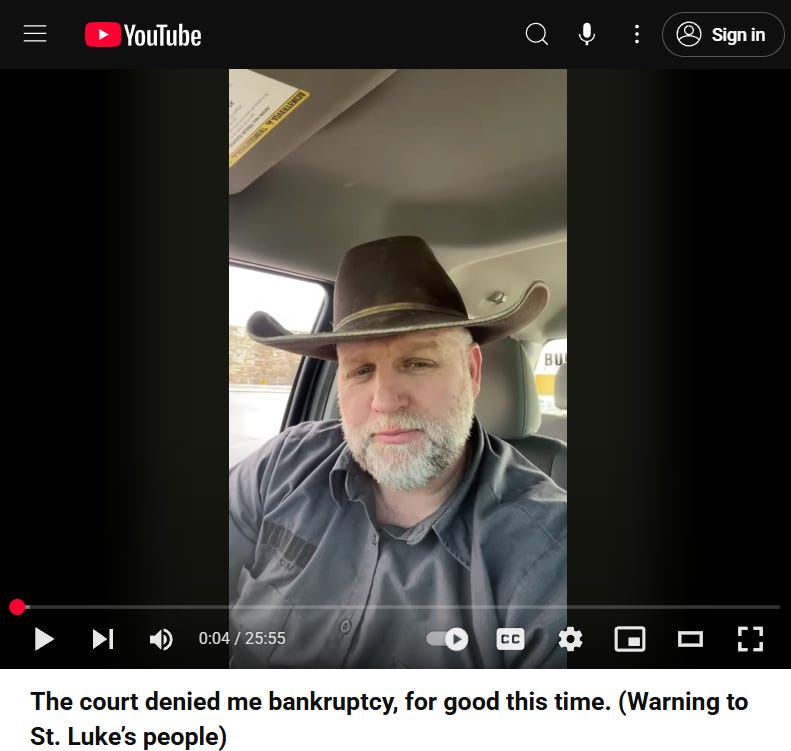 Idaho Politics — Baby Cyrus Case — Ammon Bundy Update — Bankruptcy Denied, Slavery Begins
