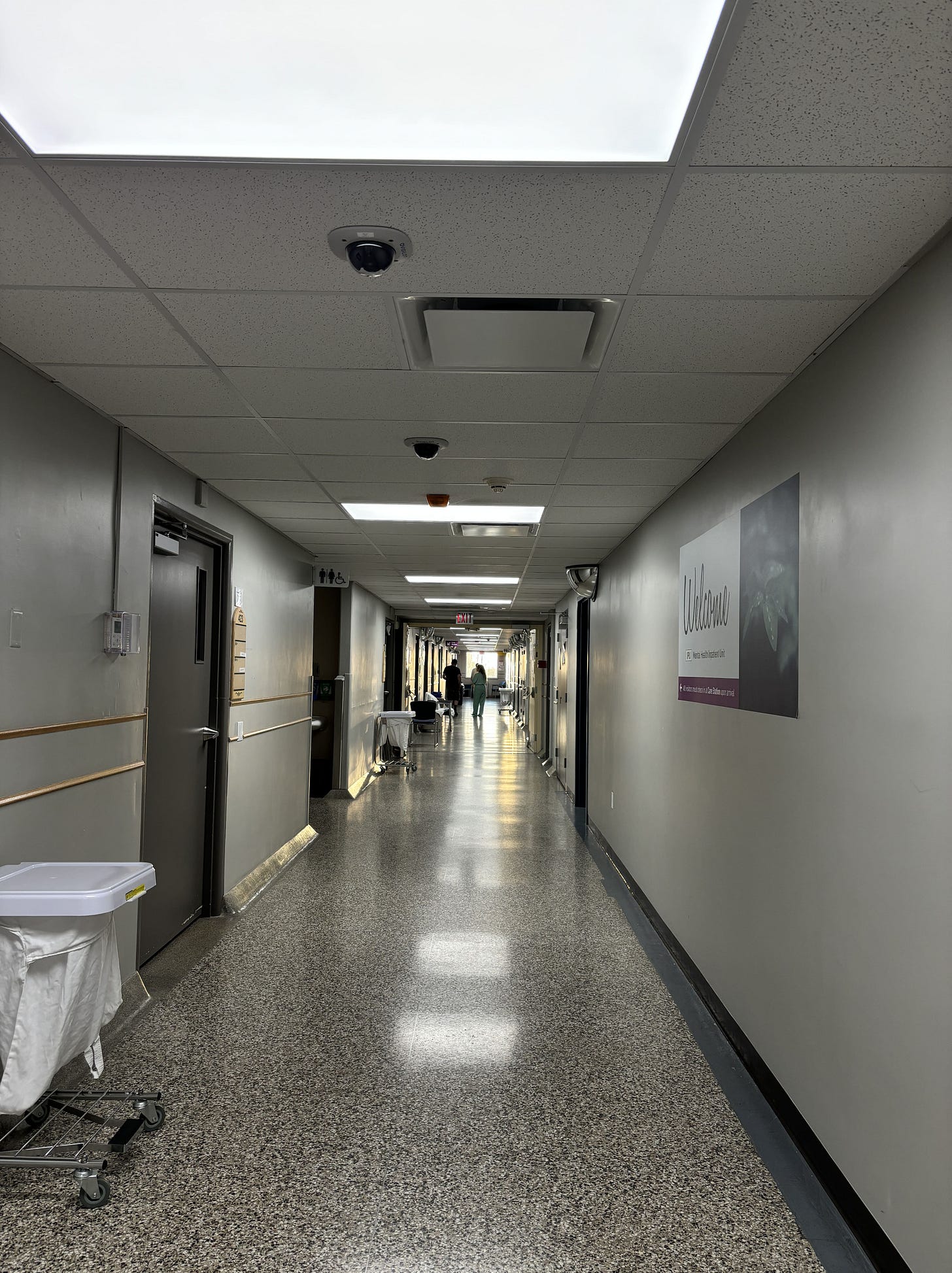 Pacing the hospital hallway