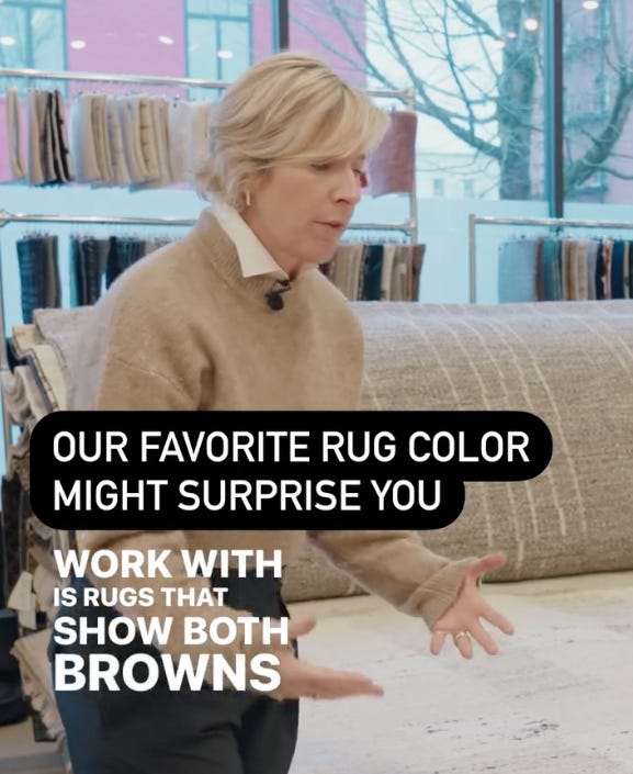 Instagram reel, kush portland, resources, interior design tips