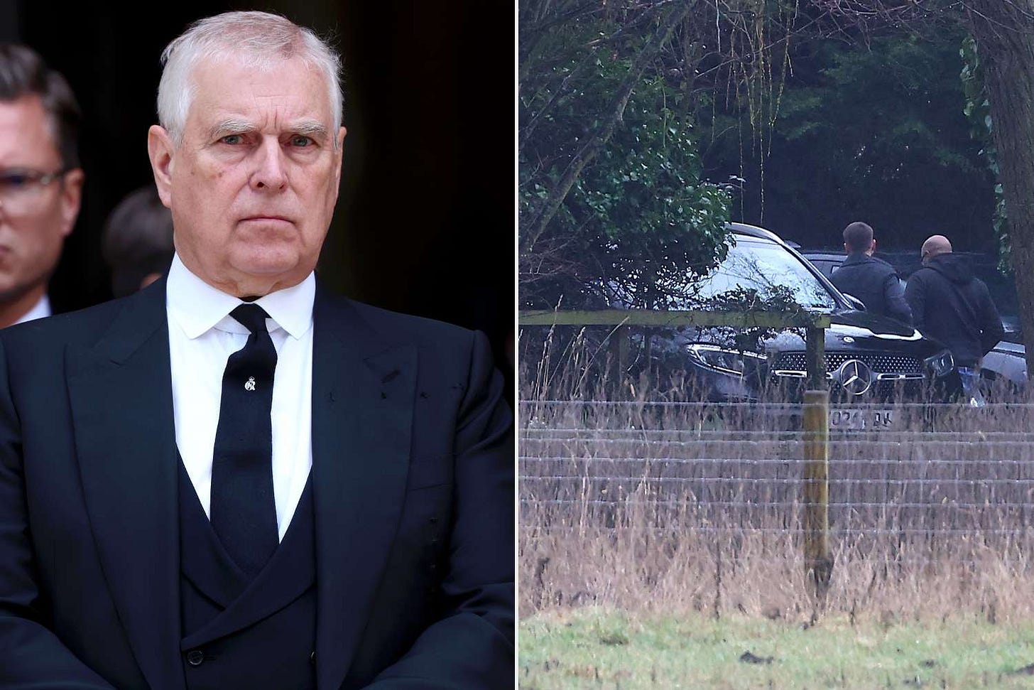 Police Cars Pictured at Ex-Prince Andrew's Sandringham Home amid His Arrest Police Cars Pictured at Ex-Prince Andrew's Sandringham Home amid His Arrest