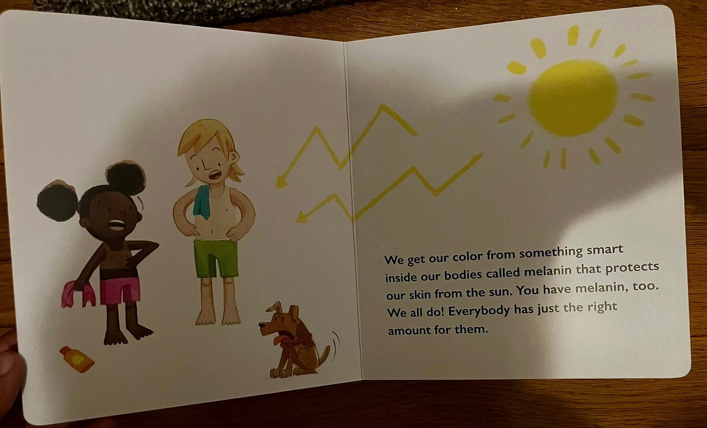 May be an illustration of diary and text that says 'omething hing smart elanin that protects ou Youhavemelanin,too. have melanin, too. verybodyhas hasjusttheright just the right'