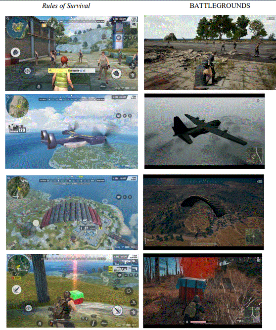 Images from the PUBG