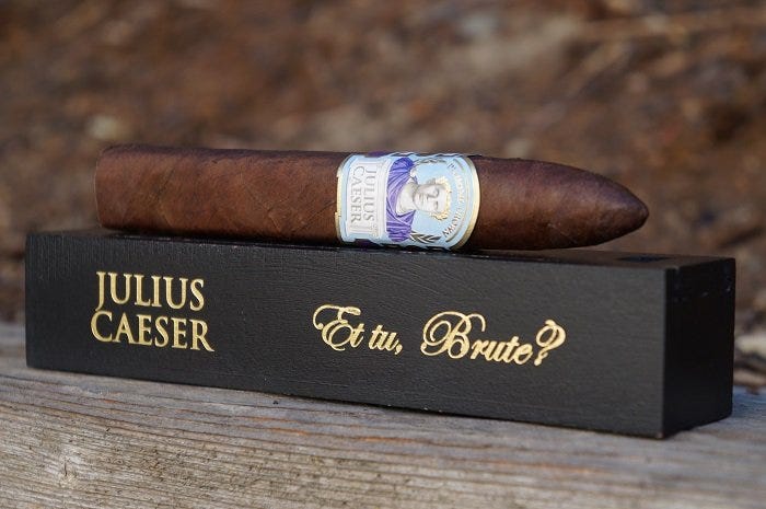 Team Cigar Review: Diamond Crown Julius Caeser Et tu, Brute? - Urban  Fishing Pole Cigars