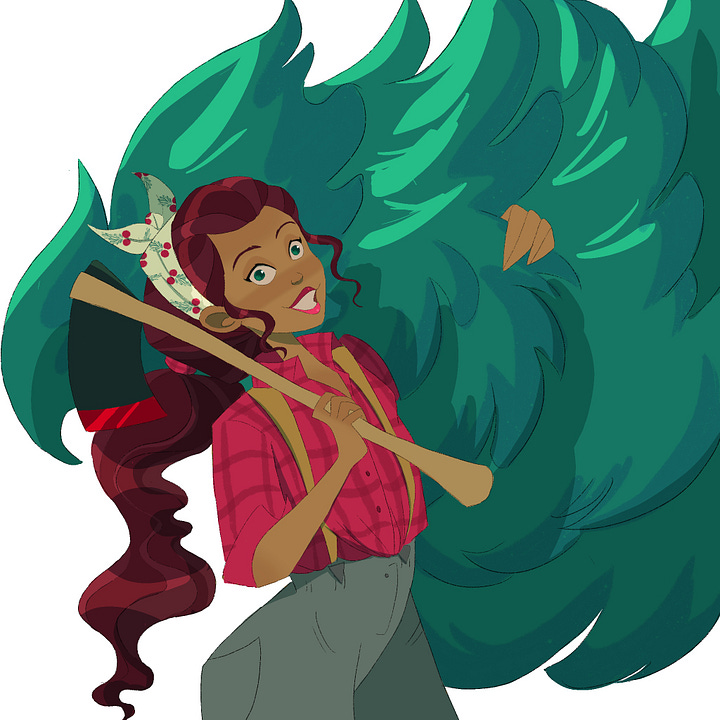 Flat colours, details, shadows, highlights, final touches
