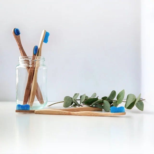 Bamboo toothbrush to achieve the perfect smile