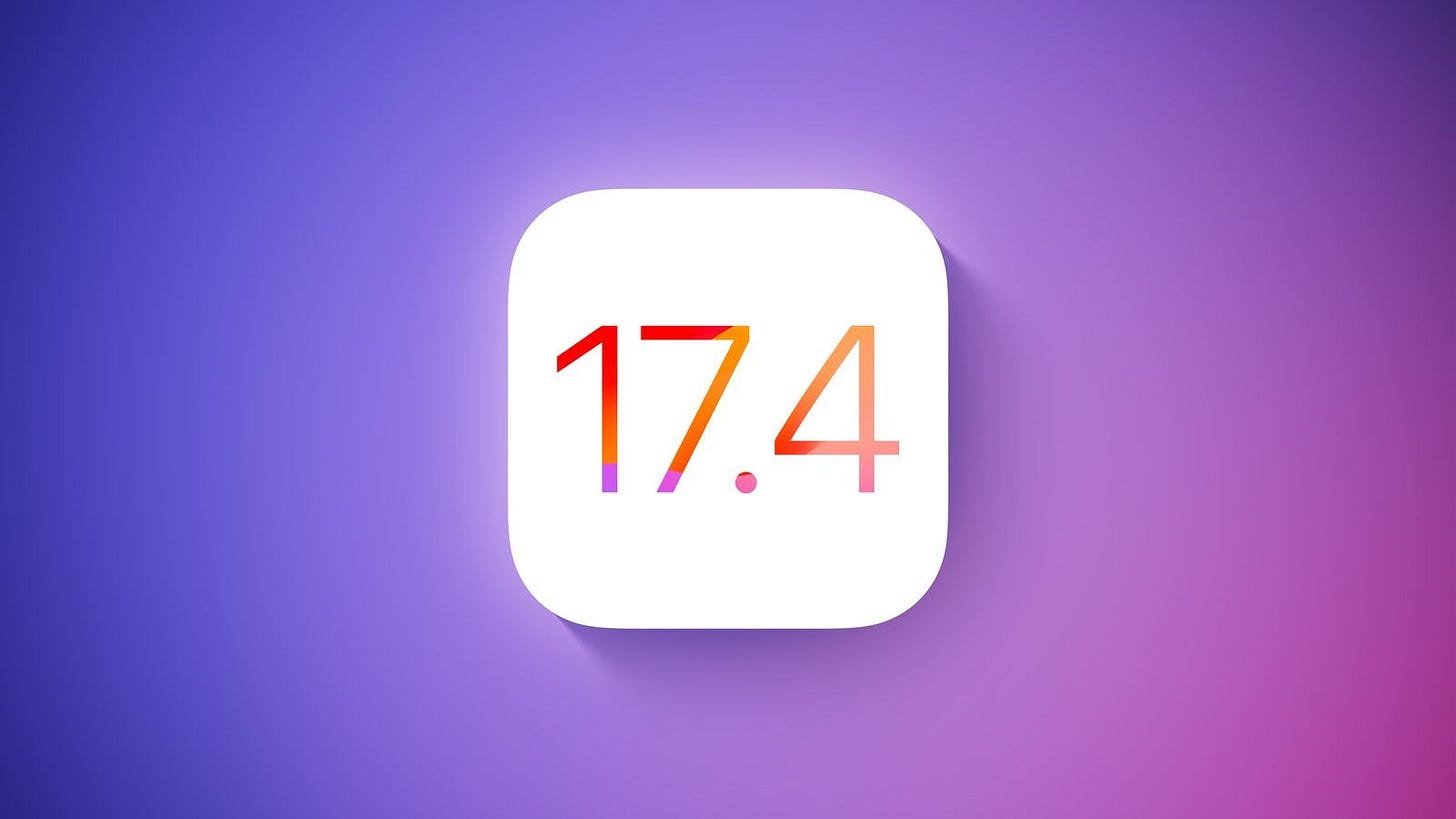 apple iphone ios 17.4 rc yenilikler