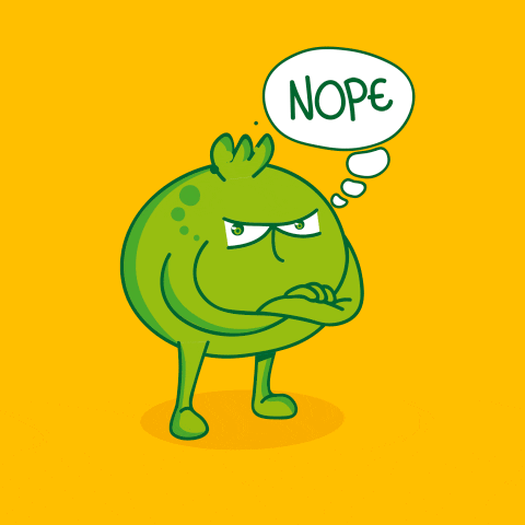 Colorful animated health-news reaction