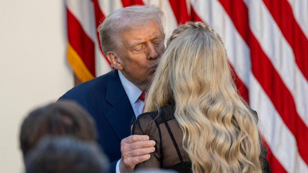 pic of Donald Trump & Erika Kirk. pic of Donald Trump & Erika Kirk.