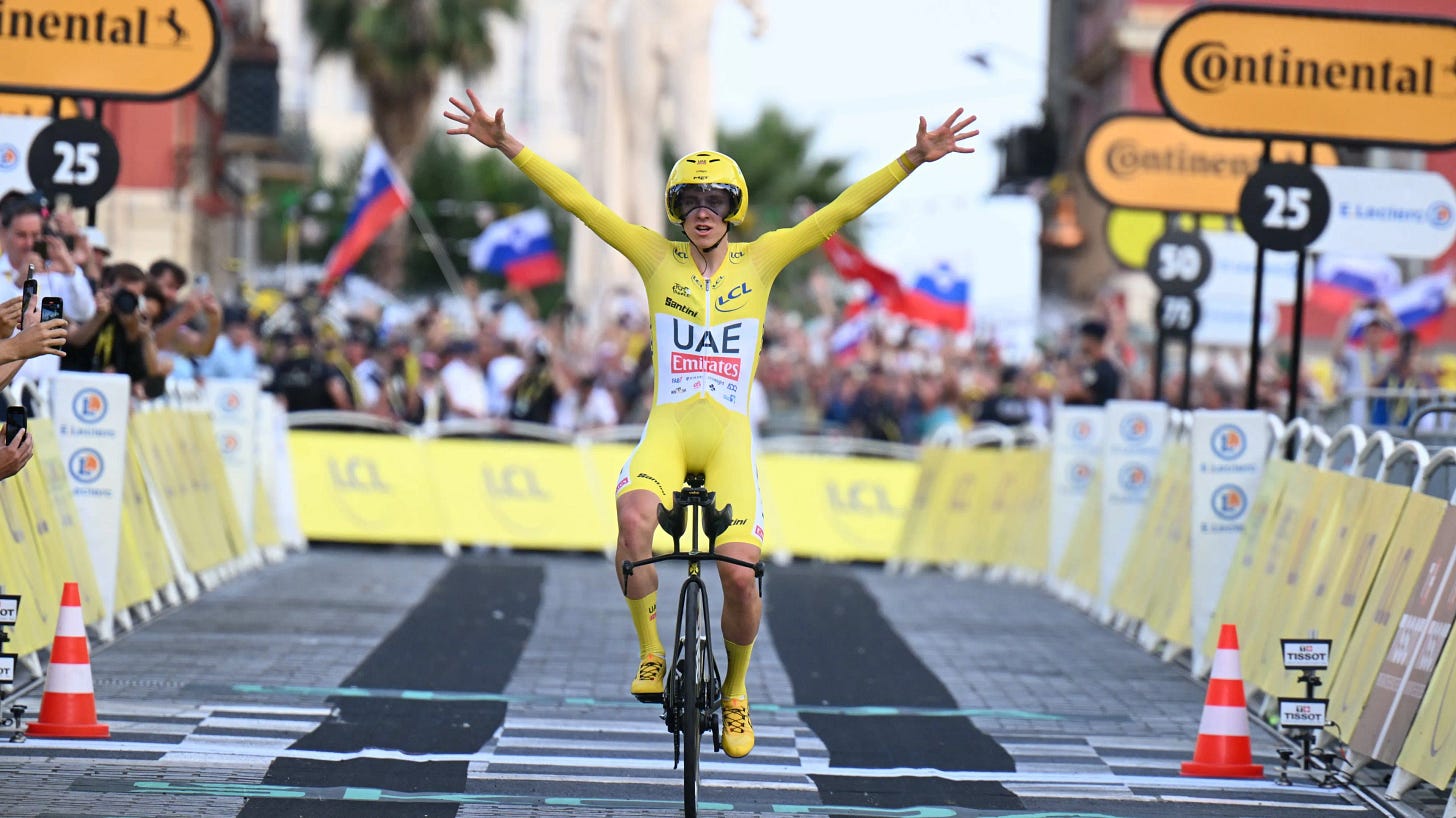 Tadej Pogacar confirms victory at 2024 Tour de France with scintillating  sixth stage win