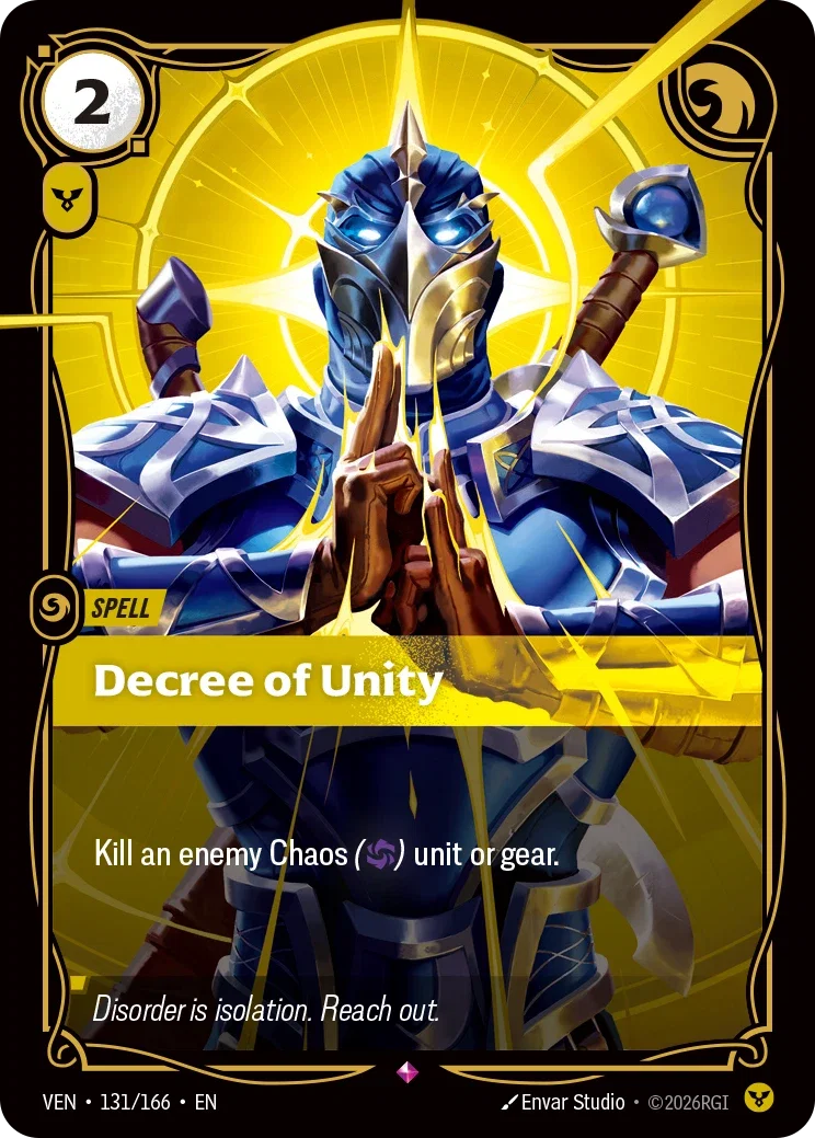 Decree of Unity Decree of Unity
