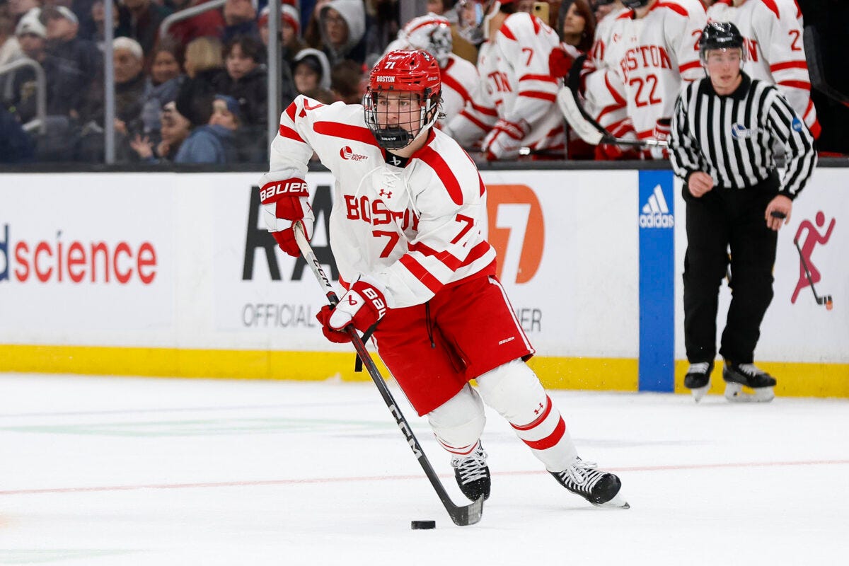 Macklin Celebrini Boston University