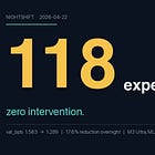 Nightshift: I Went to Sleep and My Mac Ran 118 Experiments