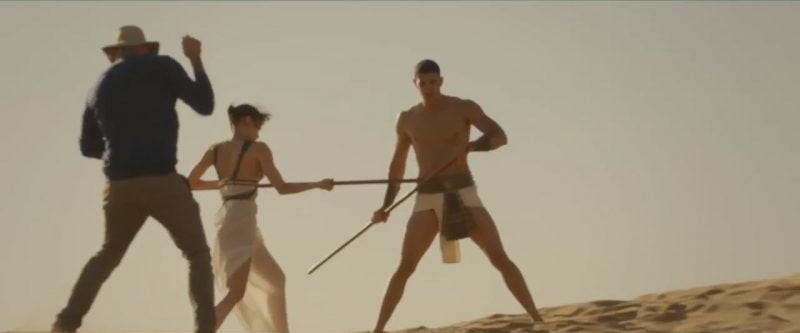 the mummy fight scenes on set 2016 the mummy fight scenes on set 2016