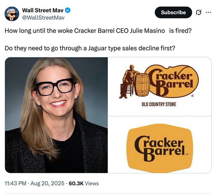 cracker barrel twitter trump donald trump jr fast casual dining CBRL