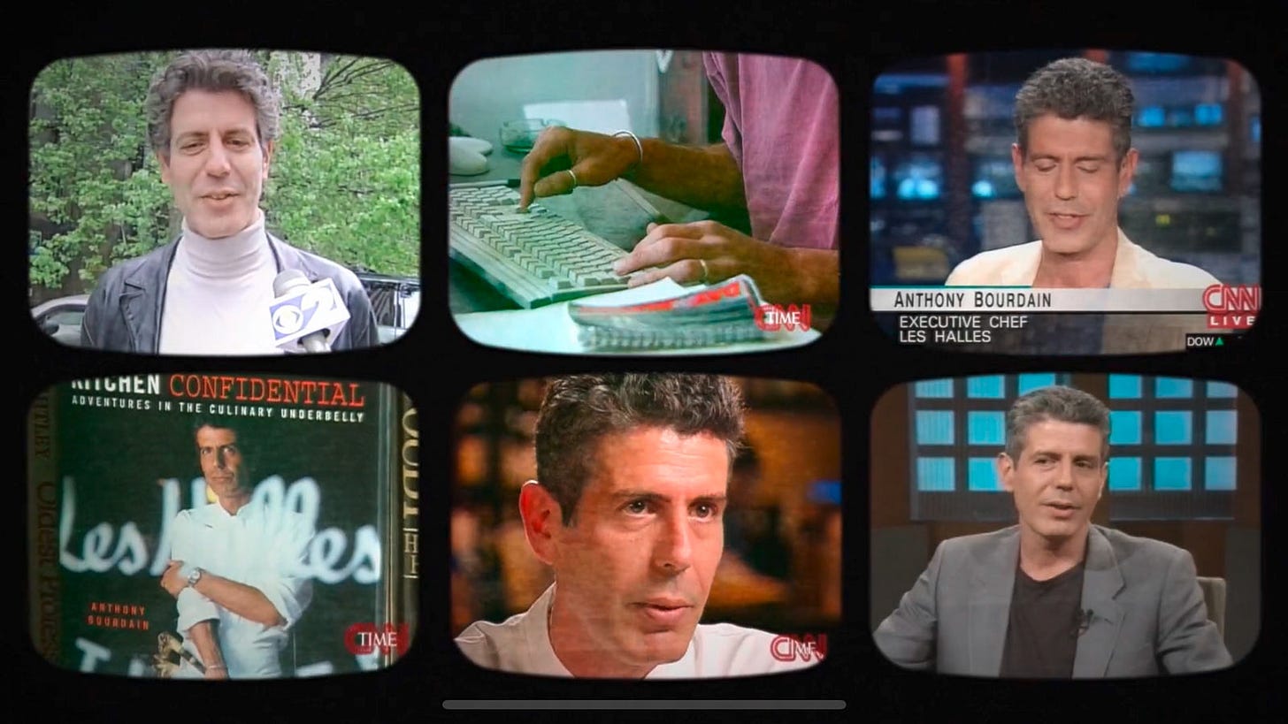 The cinematic life of Anthony Bourdain