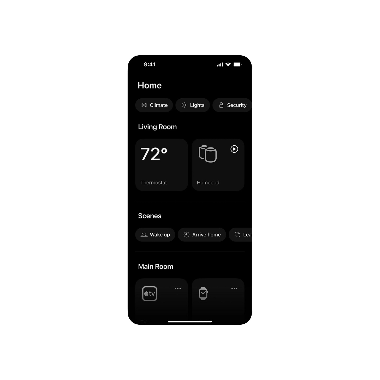 Smart home control