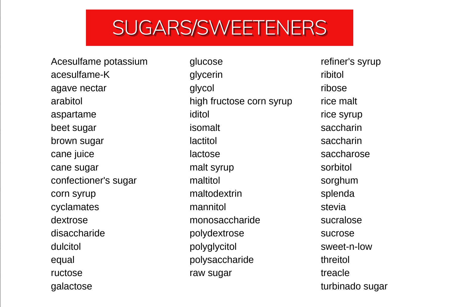 🍭 4 Sweeteners to Avoid (and What to Use Instead)