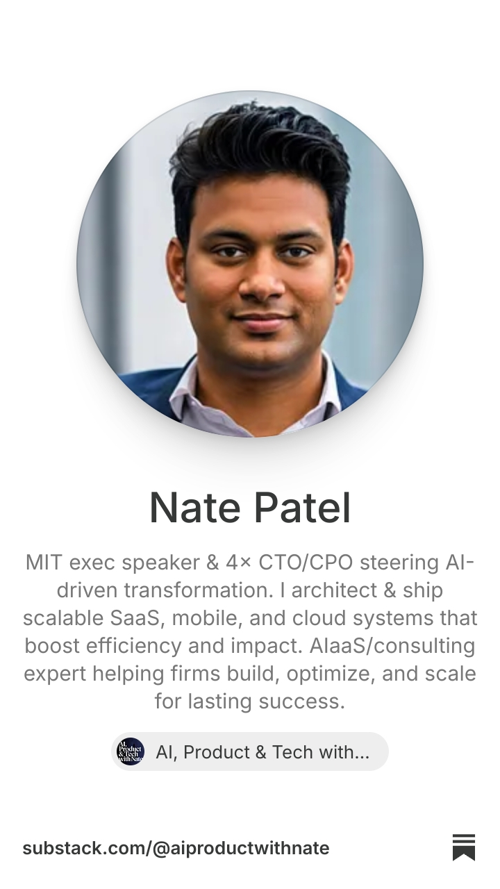 Nate Patel | Substack